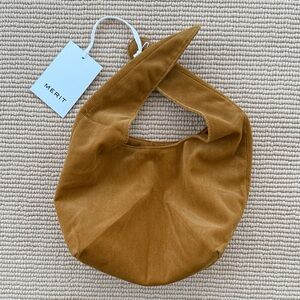 MERIT corduroy satchel